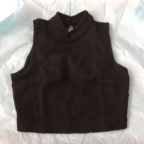 Bebe black cropped top size extra small - Picture 1 of 12